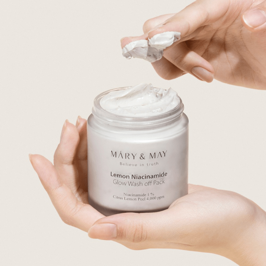 Mary&May Lemon Niacinamide Glow Wash Off Pack (30g/125g) - UShops