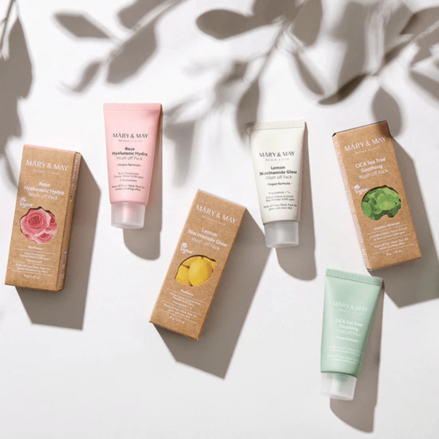 Mary&May Rose Hyaluronic Hydra Wash Off Pack 30g - UShops