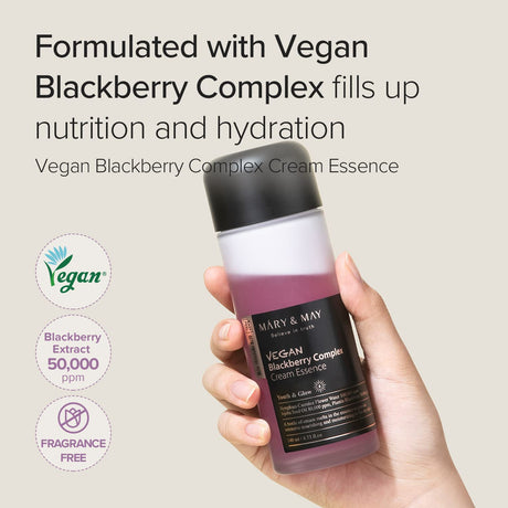 Mary&May Vegan Blackberry Complex Cream Essence 140ml - UShops