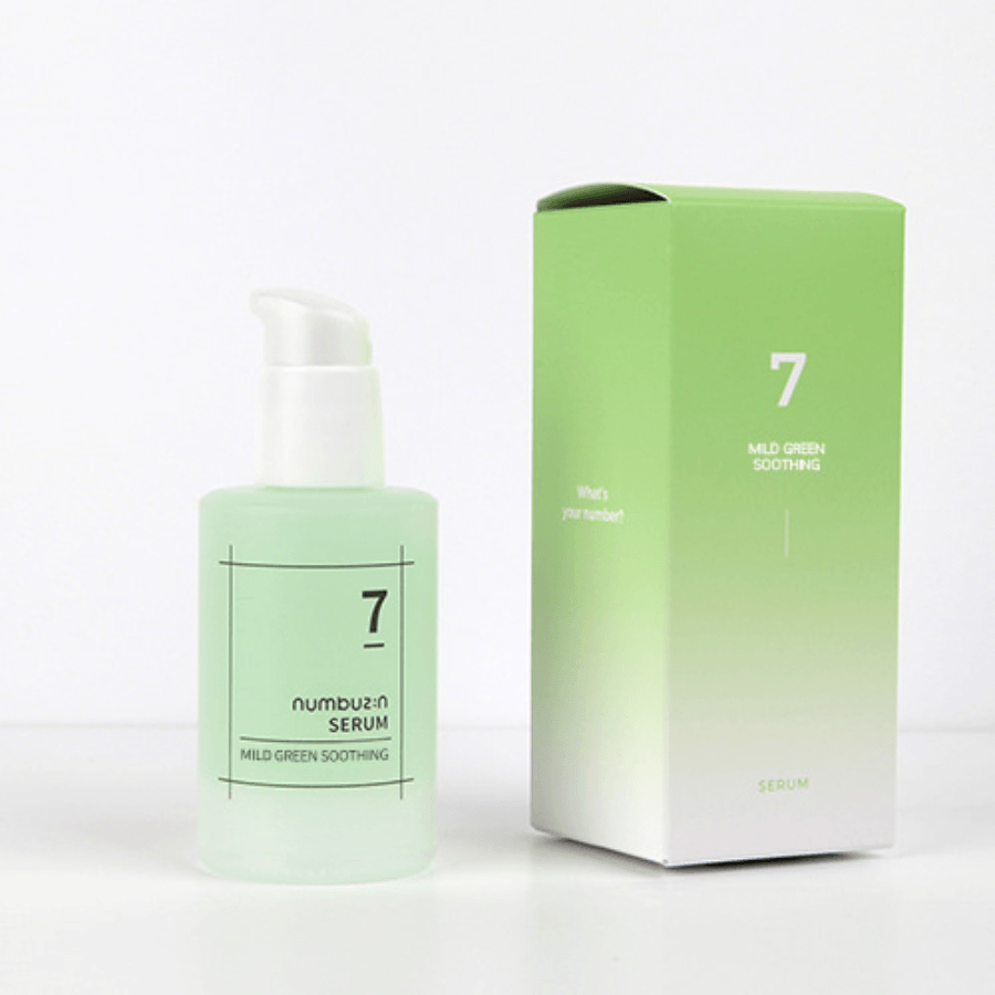 Numbuzin No.7 Mild Green Soothing Serum (50ml) - UShops, Centella asiatica, Mugwort, Water gel, Moisturizing, Sensitive skin