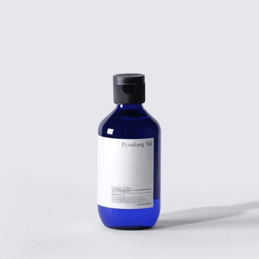 Pyunkang Yul Essence Toner: Nutrient-filled toner with milk vetch root extract. Hydrates strengthens, and nourishes skin.