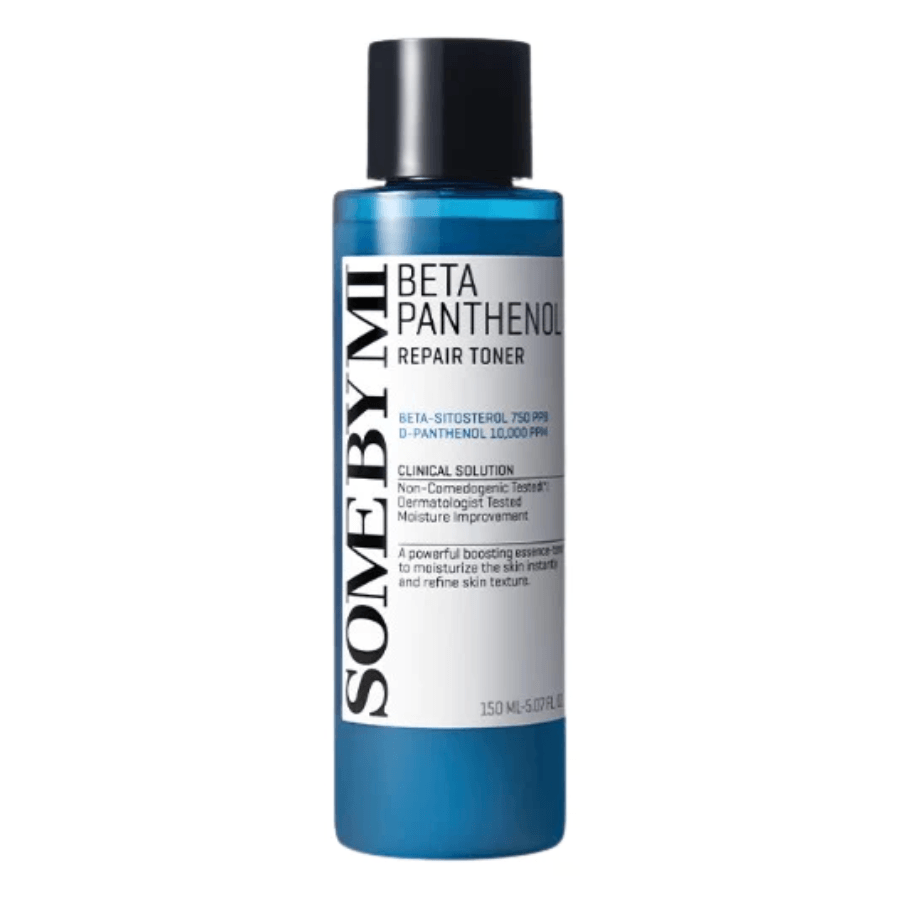 SOME BY MI Beta Panthenol Repair Toner: Repairs damaged skin barrier, improve moisturization. Rapid improvement in 30 minutes