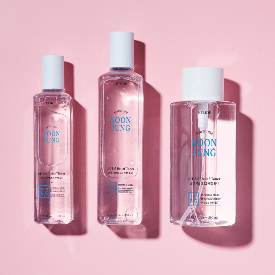 SoonJung pH 5.5 Relief Toner 97% natural ingredients. Balances + Hydrates. Low pH, fragrance and paraben-free. Sensitive skin
