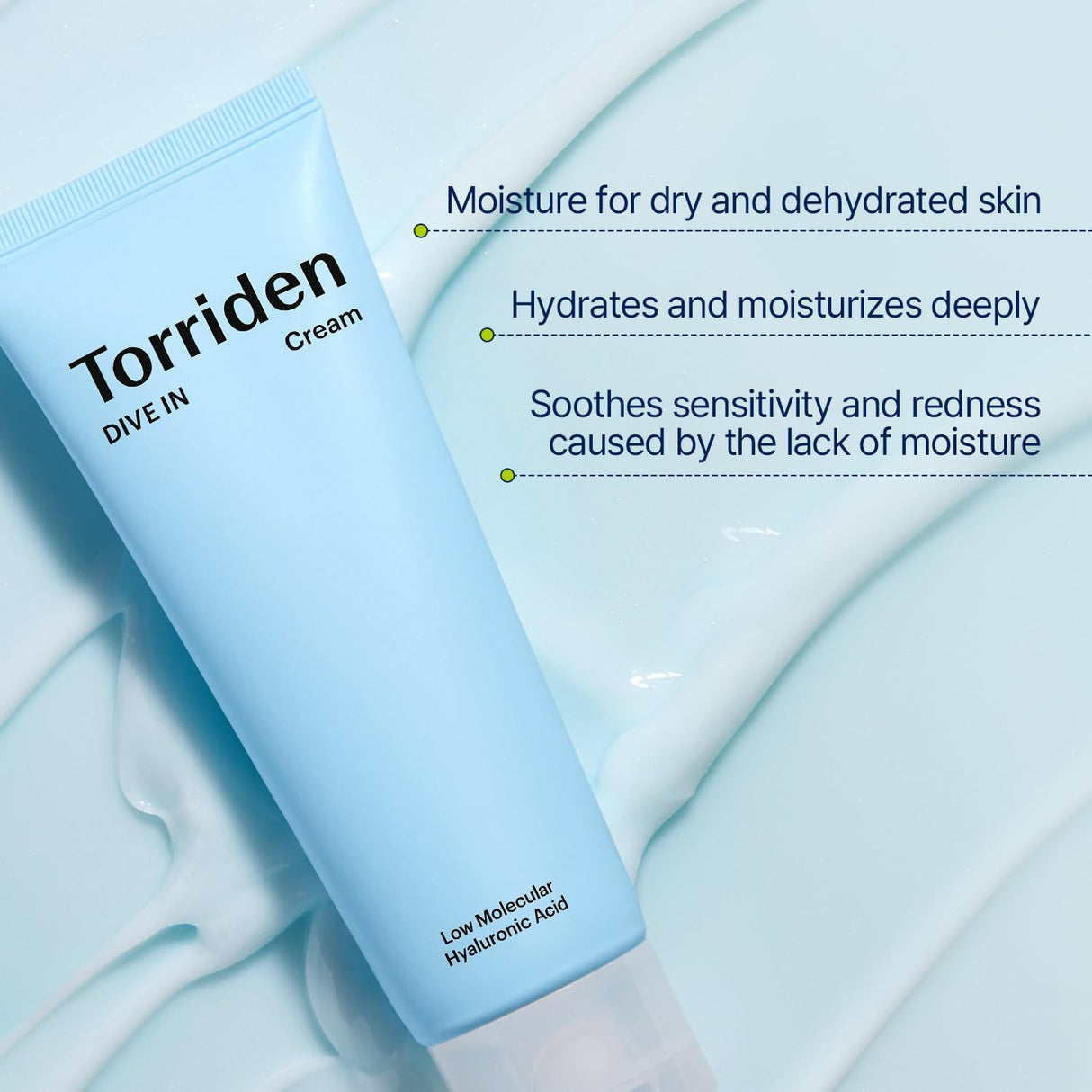 Torriden DIVE-IN Low Molecular Hyaluronic Acid Cream (80ml) - UShops