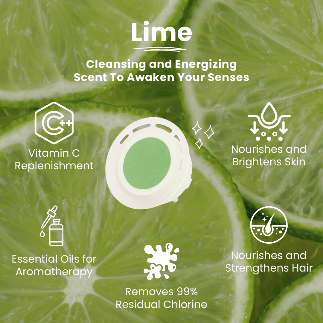 UNIQUAN Aromatherapy Shower Set - Lime - UShops