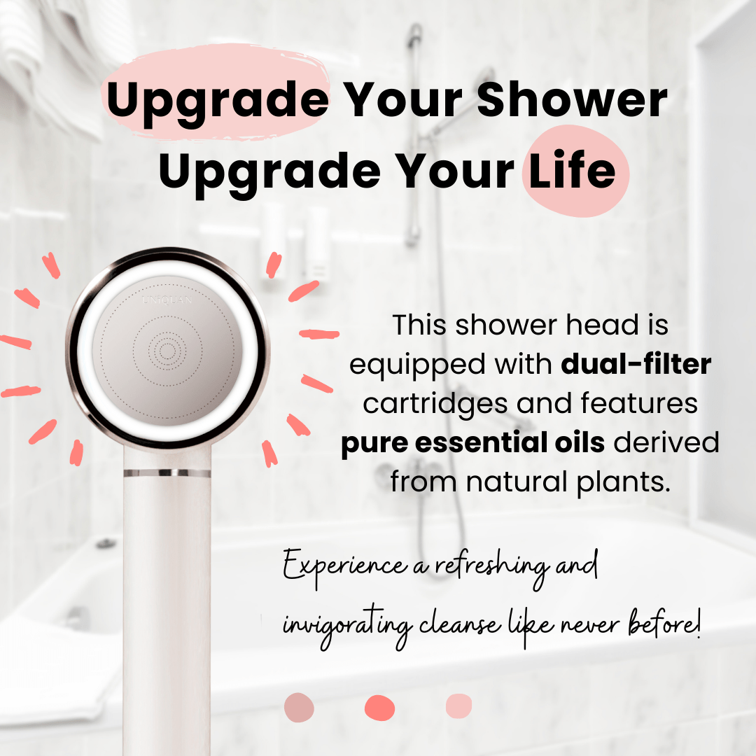UNIQUAN Aromatherapy Shower Set - Peach - UShops