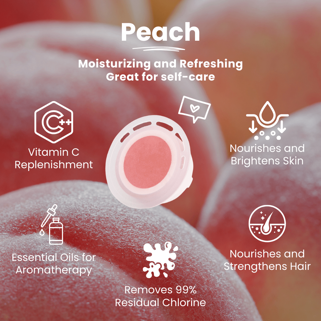 UNIQUAN Aromatherapy Shower Set - Peach - UShops