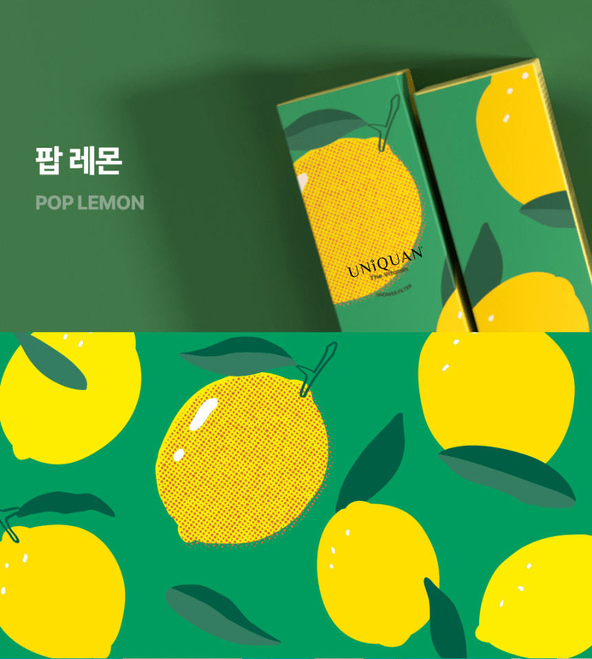 Uniquan Vitamin Shower Filter - Pop Lemon - UShops