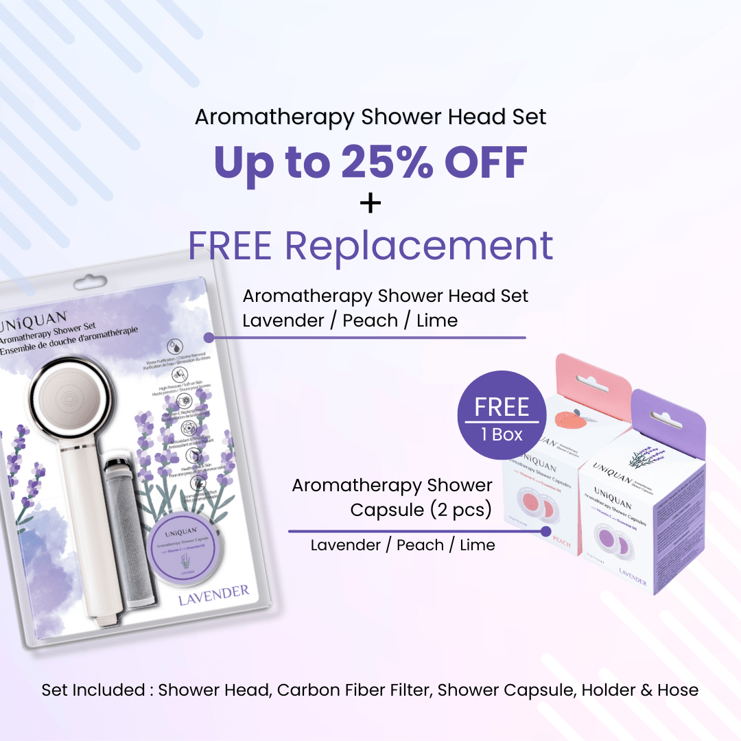 Aromatherapy Shower Head Set - Up to 25% OFF + Free Replacement - UShops