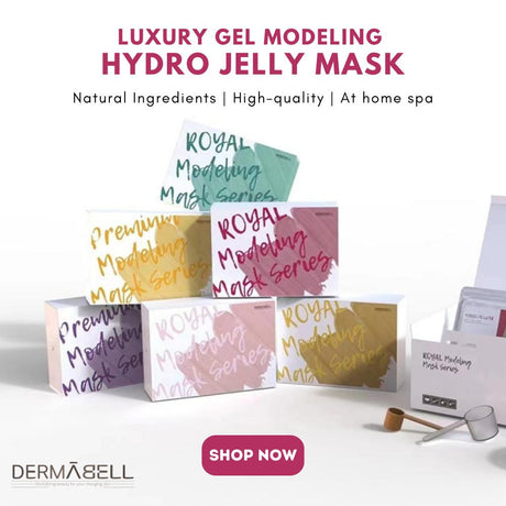 Dermabell Luxury Gel Modeling Mask provides moisture and nutrition to the skin and film to prevent moisture loss, dermabell,