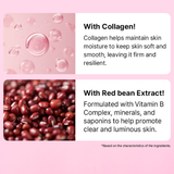 Farmstay Rejuvenating & Brightening Collagen & Red been Hydrogel Mask
