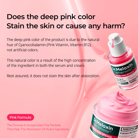 Dr.Melaxin Cemenrete Cyano Pink Spicule Cream (50ml) - UShops