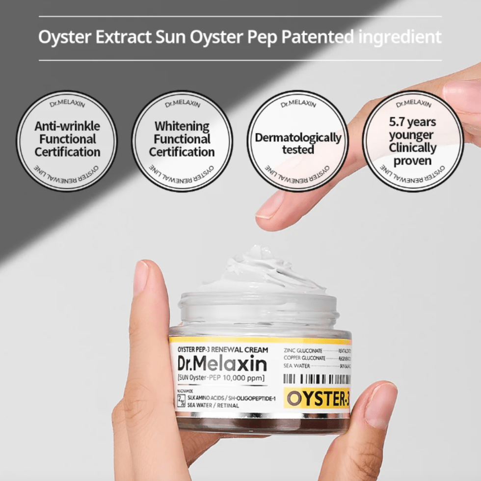 Dr.Melaxin Oyster Pep - 3 Renewal Cream - UShops