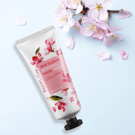 Famstay Pink Flower Blooming Hand Cream Cherry Blossom (100ml) - UShops