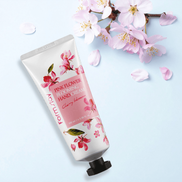 Famstay Pink Flower Blooming Hand Cream Cherry Blossom (100ml) - UShops