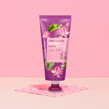Famstay Pink Flower Blooming Hand Cream Pink Lotus (100ml) - UShops