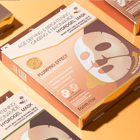 Farmstay Age Defying & Brightening Ginseng & Niacinamide Hydrogel Mask - UShops