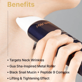 Farmstay Black Snail & Peptide 9 Perfect Facial & Neck Roller Serum - UShops