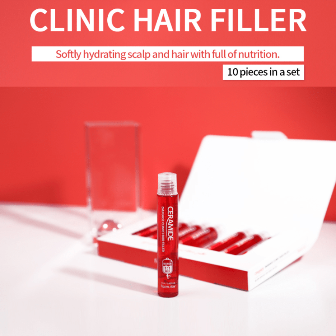 Farmstay Ceramide Damage Clinic Hair Filler (13ml x 10) – UShops Farmstay Ceramide Damage Clinic Hair Filler (13ml x 10) – UShops