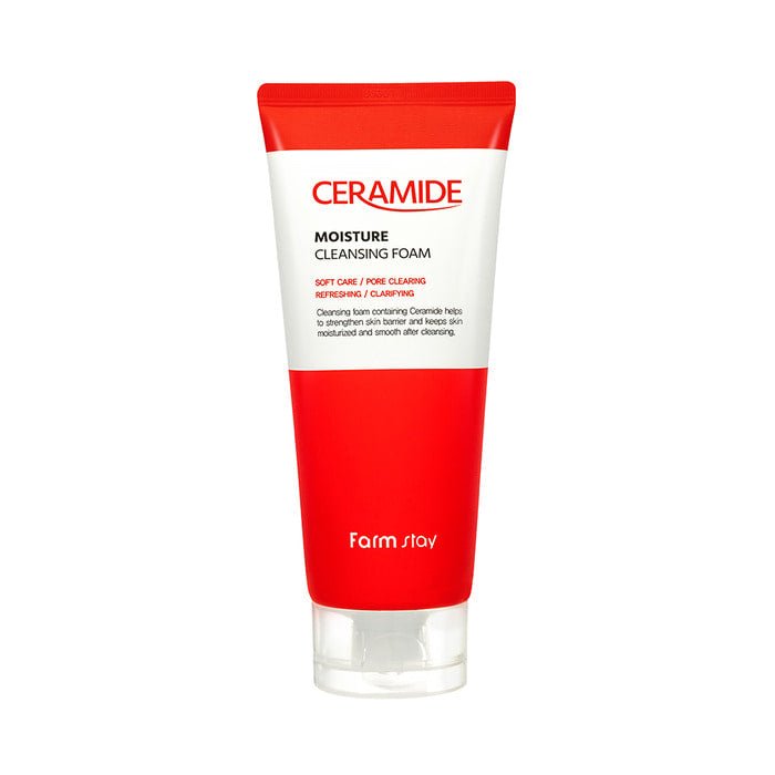 Farmstay Ceramide Moisture Cleansing Foam (180ml) - UShops