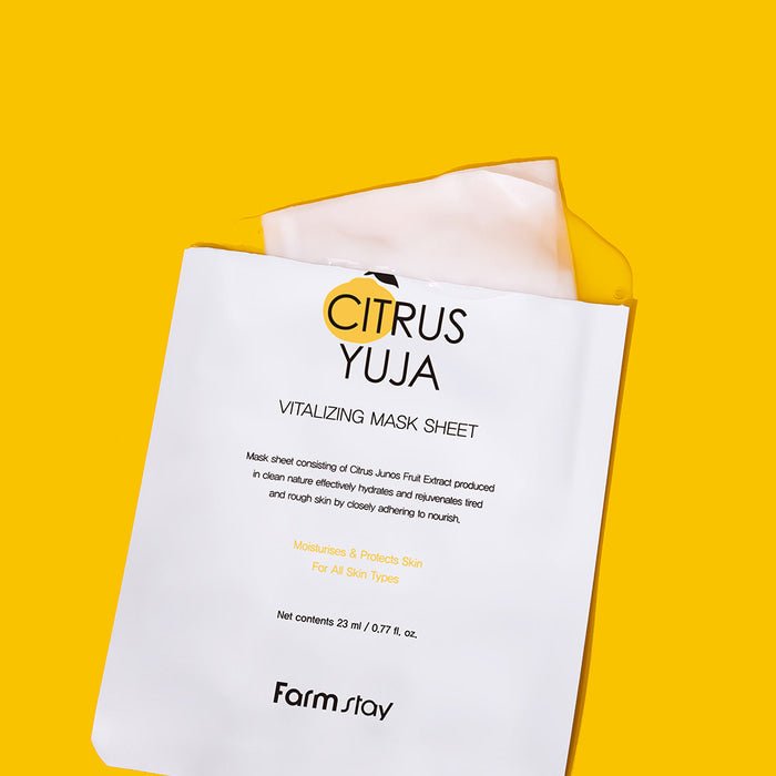 Farmstay Citrus Yuja Vitalizing Mask Sheet (1 sheet) - UShops