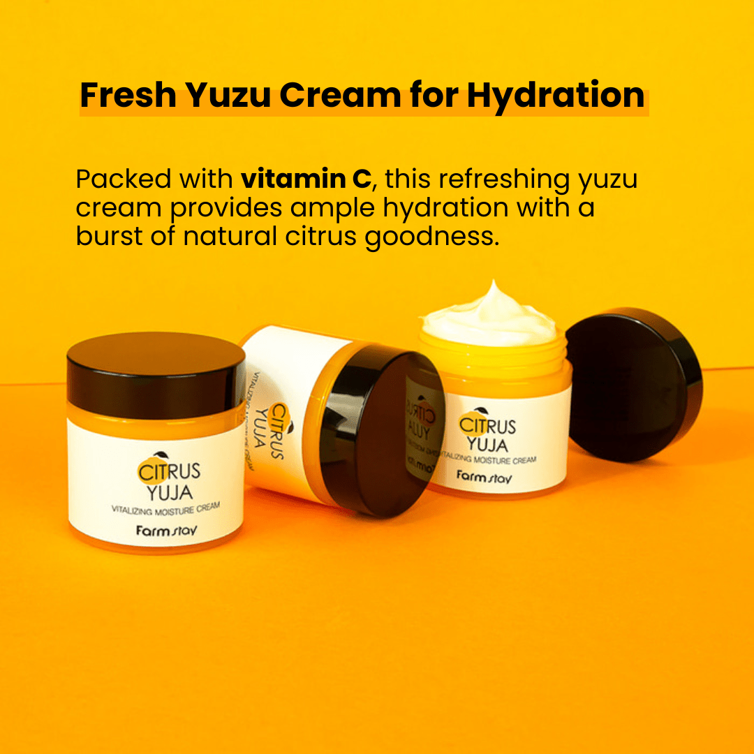 Farmstay Citrus Yuja Vitalizing Moisture Cream (80g) - UShops