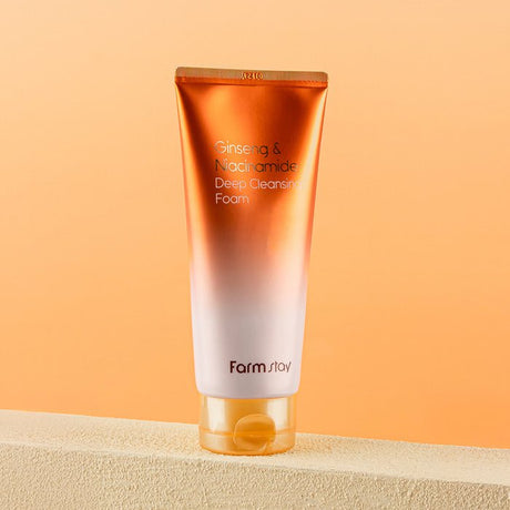 Farmstay Ginseng & Niacinamide Dee Cleansing Foam 180ml - UShops