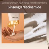 Farmstay Ginseng & Niacinamide Dee Cleansing Foam 180ml - UShops