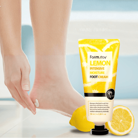 Farmstay Lemon Intensive Moisture Foot Cream (100ml) - UShops