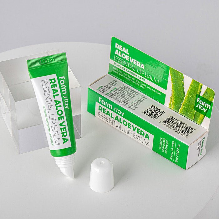 Farmstay Real Aloe Vera Essential Lip Balm - UShops