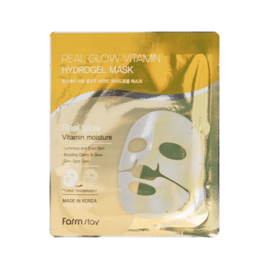 Farmstay Real Glow Vitamin Hydrogel Mask - UShops