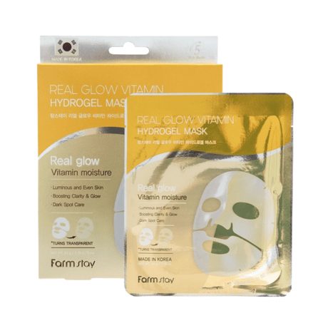 Farmstay Real Glow Vitamin Hydrogel Mask - UShops