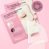 Farmstay Rejuvenating & Brightening Collagen & Red been Hydrogel Mask - UShops