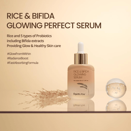 Farmstay Rice & Bifida Glowing Serum (35ml) - UShops