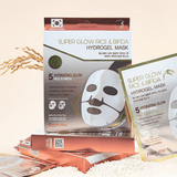 Farmstay Super Glow Rice & Bifida Hydrogel Mask - UShops