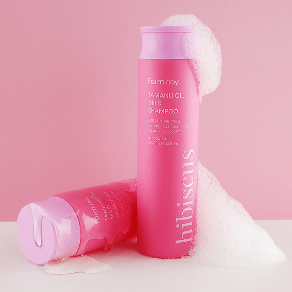 Farmstay Tamanu Oil Mild Shampoo Hibiscus (300ml) - UShops