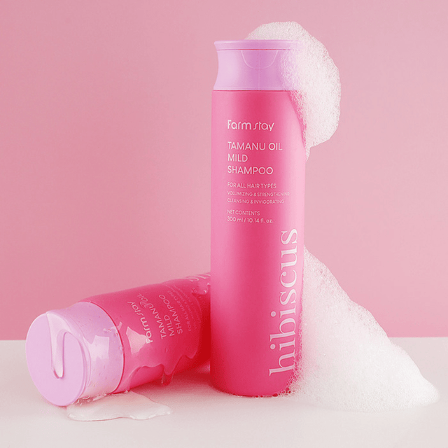 Farmstay Tamanu Oil Mild Shampoo Hibiscus (300ml) - UShops