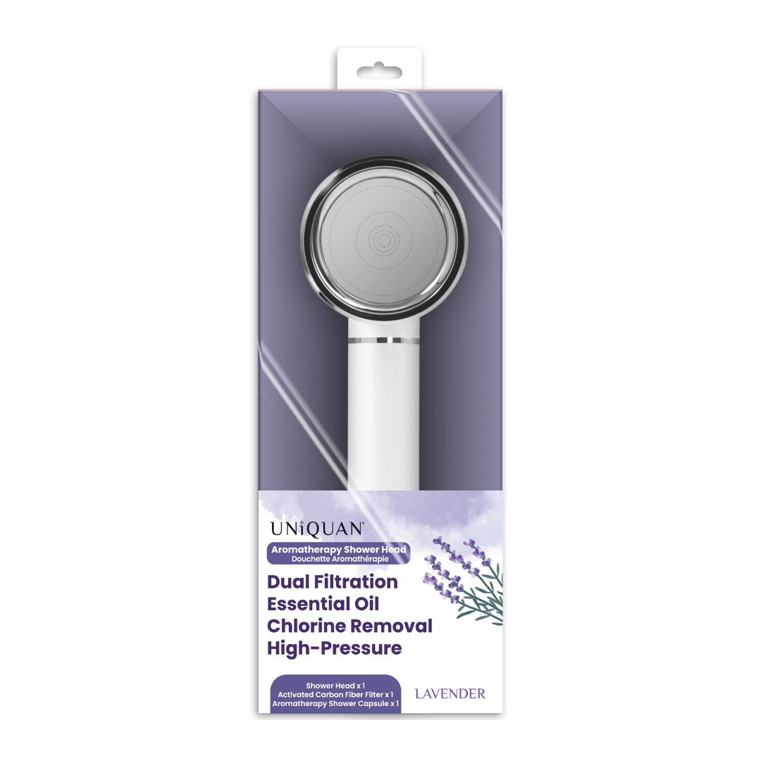 UNIQUAN Aromatherapy Shower Head - Lavender - UShops