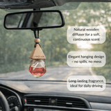 UNIQUAN Wooden Hanging Car Perfume (7ml) (4 scents) - UShops
