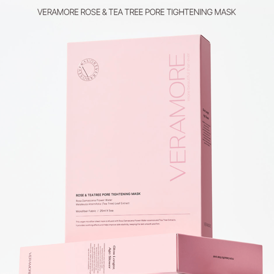 Veramore Rose & Tes Tree Pore Tightening Mask 5 Sheets - UShops
