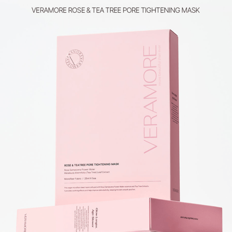 Veramore Rose & Tes Tree Pore Tightening Mask 5 Sheets - UShops