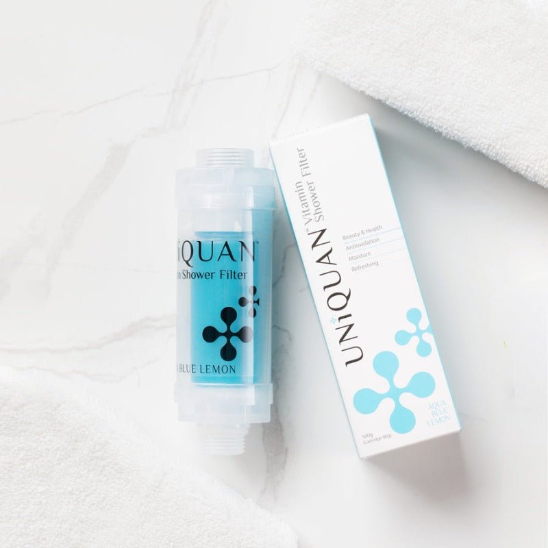 Lifestyle > Shower Filters-Shower Filters-Uniquan-Uniquan Vitamin Shower Filter - Aqua Blue Lemon - UShops Korean Cosmetics