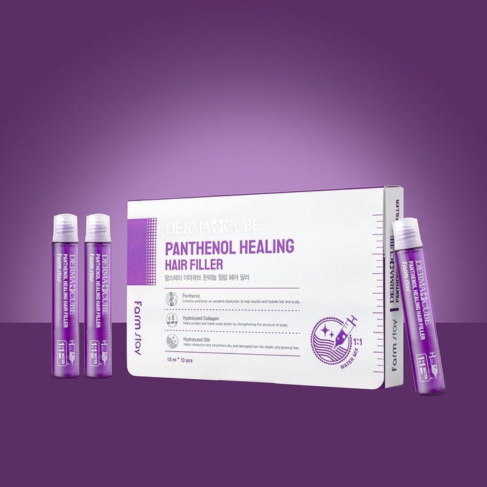 Farmstay - Derma Cube Panthenol Healing Hair Filler - Ushops - Korea Hair treatment