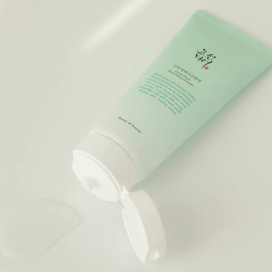 Beauty of Joseon Green Plum Refreshing Cleanser: Gel cleanser with plum water and mung bean seed extract. For sensitive skin.