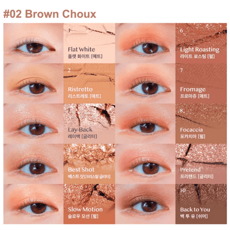 CLIO Pro Eye Palette (21AD) #02 Brown Choux - UShops