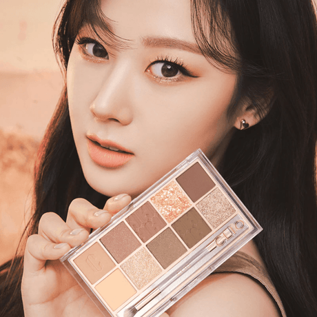 CLIO Pro Eye Palette (21AD) #12 Autumn Breeze in Seoul Forest - UShops, K-pop collaboration, High-performance eyeshadow,
