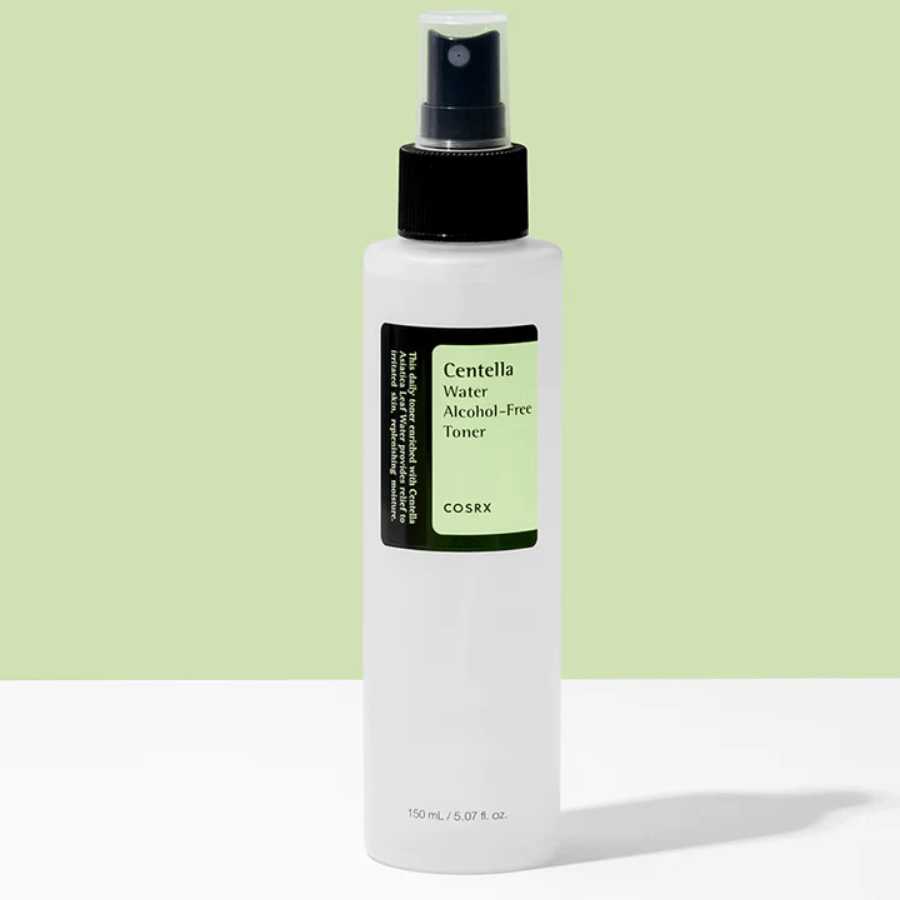 COSRX Centella Water Alcohol-Free Toner: Soothing and hydrating toner for sensitive skin. Provides minerals and calms redness