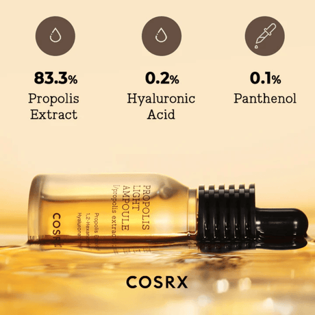 COSRX Full fit Propolis Light Ampoule: Nourishing ampoule for healthy, glowing skin. Reduces redness and provides hydration.