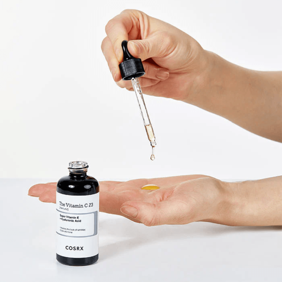 COSRX The Vitamin C 23 Serum: Brightens, firms, and fades acne scars. Targets dark spots, uneven texture, and fine lines.