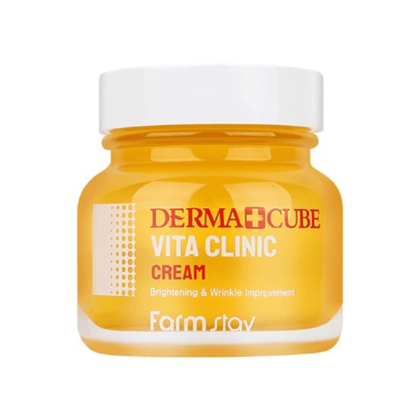 Farmstay - Derma Cube Vita Clinic Cream - Vitamin Day Cream - Ushops - Korea Skincare